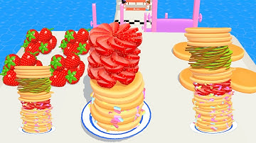 Pancake Run 🥞🔥All Levels Gameplay iOS, Android Levels 41