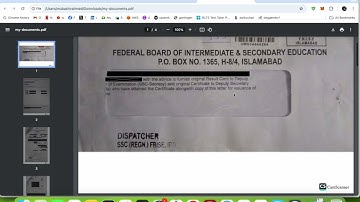 Federal Board/FBISE Name/Parent Name Correction in SSC/Matric HSSC/FSC