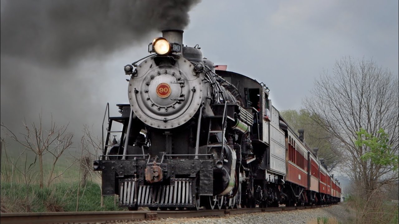 Strasburg Rail Road 90: The Lancastrian Steam Special | 2-10-0 Decapod Locomotive [4K]