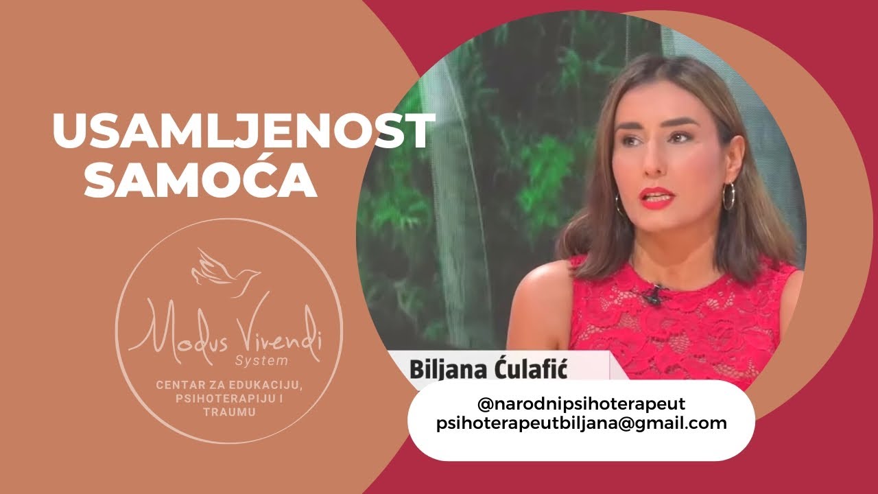 USAMLJENOST U LJUBAVNIM ODNOSIMA - psihoterapeut Biljana Ćulafić