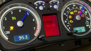 Vw golf mk4 v6 1.8t gti anniversary r32 custom instrument cluster blue needles