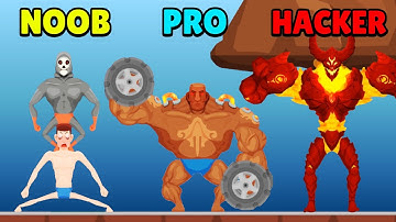 NOOB vs PRO vs HACKER | Tough Man | Gameplay