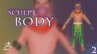 Sculpting Man Body (Part 2)