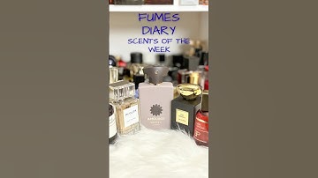 Perfumes Diary - stretching my scent palate 🥰 @Armani @mugler @maisoncrivelli #viralshort