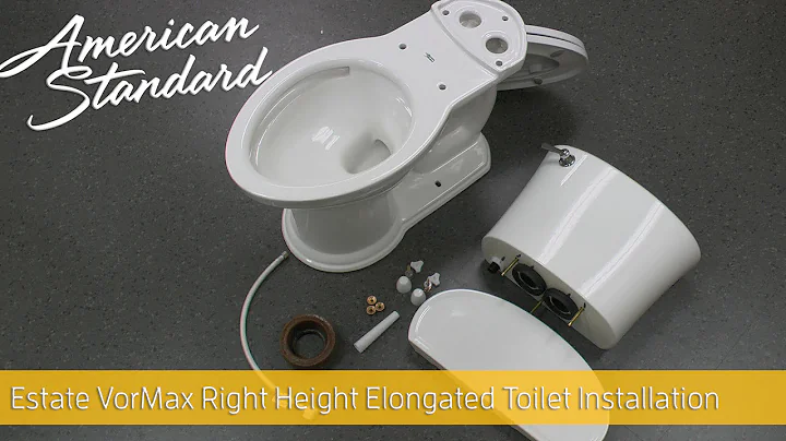 How to Install an Estate VorMax Toilet