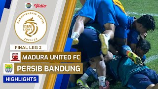 Madura United FC VS Persib Bandung - Highlights | Championship Series BRI Liga 1 2023/24 screenshot 1