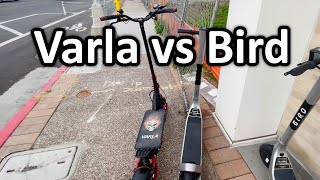 Varla Eagle One vs Bird Electric Scooters! Buy or Pay Per Ride?
