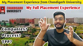 My placement Experience from Chandigarh university | Placement Process | TPP |  Campus Placement CU