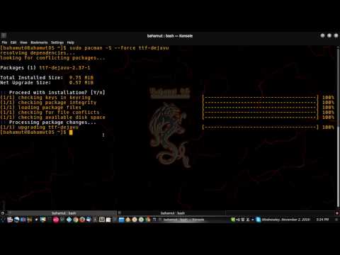 How to Fix Pacman Update Conflict Error - (Arch Linux / KDE )