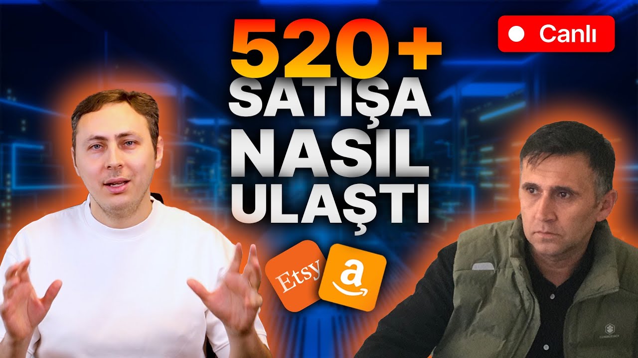 Sıfırdan Etsy'de 520+ satışa ulaşan Süleyman bey hikayesini ve tecrübelerini anlatıyor