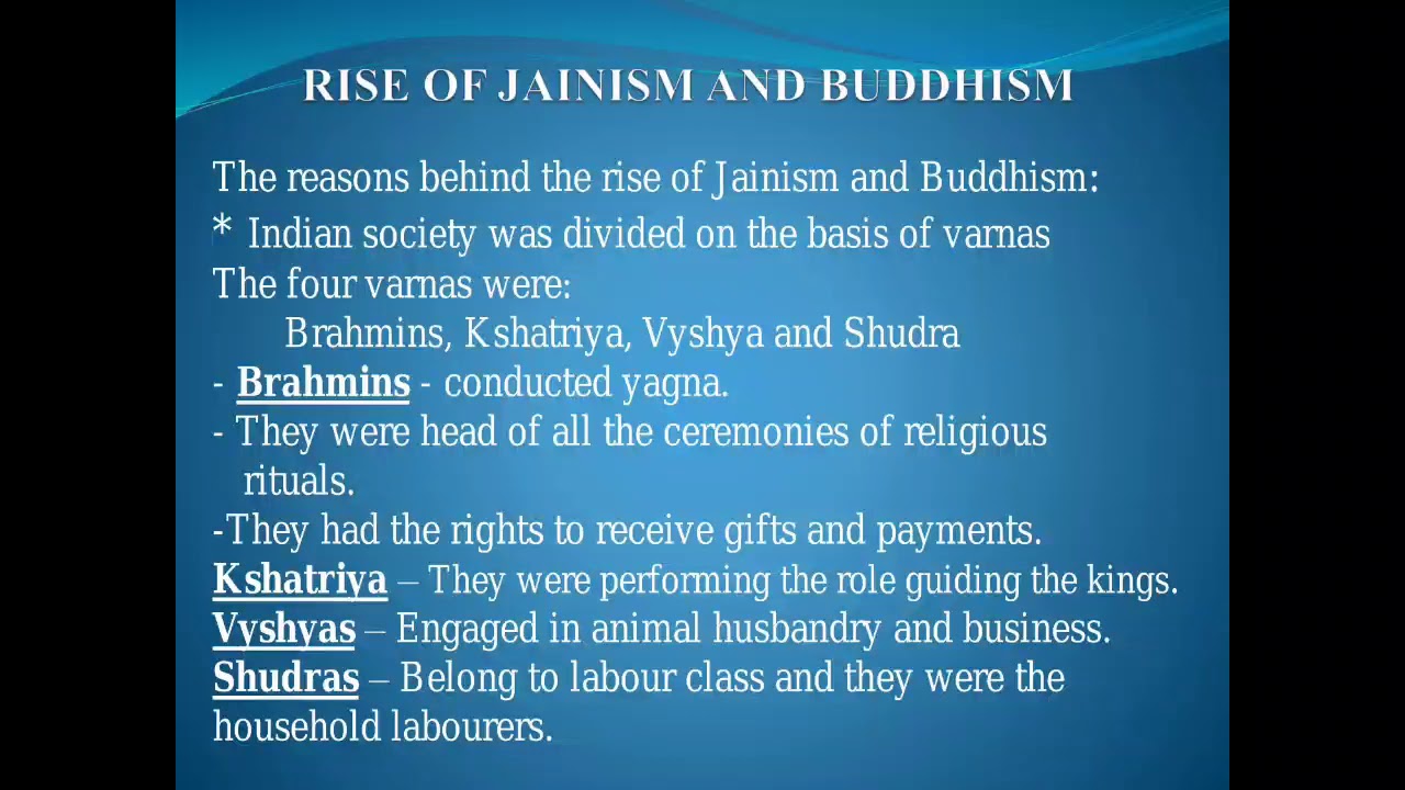 RISE OF JAINISM AND BUDDHISM | 8TH STD | A PUSHPA | KARNATAKA - YouTube