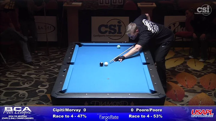 AZ State 8 Ball Scotch Doubles Final Cipiti & Morv...