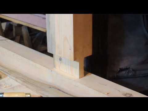 Test Fitting A Tenon for The Planer Stand, Little Fussier Than Timber Framing
