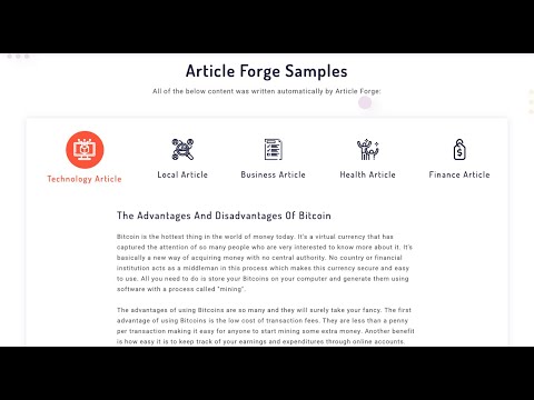 Background for Article Forge