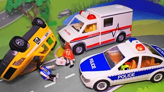 New Cartoons With Cars for Kids - Escape from Prison - Police Car, Ambulance | Toy Adventure Story