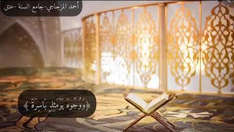 سورة القيــامة ــ أحمد المزجاجي