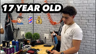 Day in the life of a 17 year old Barber!