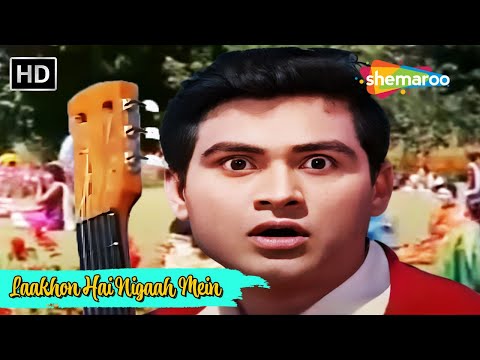 Lakhon Hain Nigahon Mein Mohd Rafi Hit Song Joy Mukherjee Asha Parekh Phir Wohi Dil Laya Hoon 