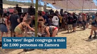 Una fiesta ilegal congrega a más de 2 000 personas en Salce (Zamora)
