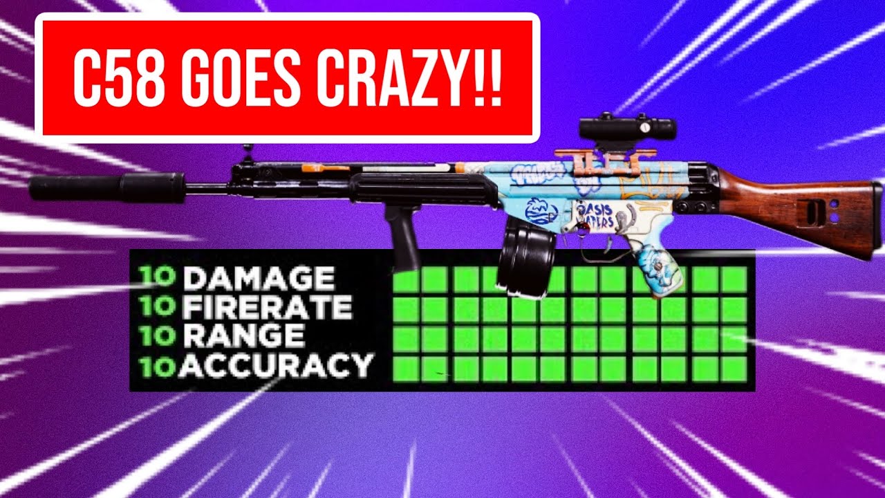 the *NEW* C58 AR GOES CRAZY!! Post Update (Warzone Season 4)