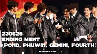 230625 Ending Ment - Pond, Phuwin, Gemini, Fourth | LOL Fan Fest 2023