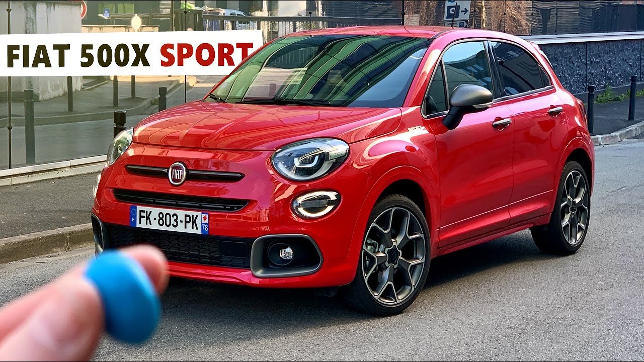 FIAT 500 X SPORT et sa petite pilule bleue 💙 YouTube