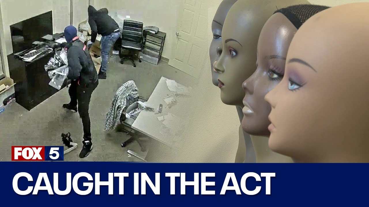 Burglars caught stealing hair from store | FOX 5 News - YouTube