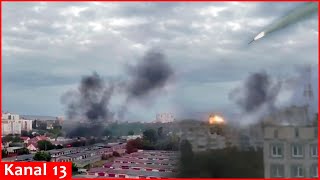Footage of Ukrainian army's missile attack on Russia's Belgorod region