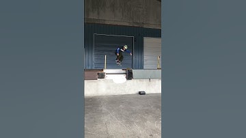 I ollied this gap a a loading dock#skateboard #skateboarding #skating #skater