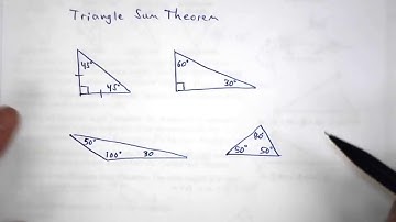 4.1 (1 of 2) Apply Triangle Sum Properties