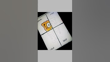 Spongebob drawing ✨but in 4 different styles 😎 #shorts #popular #trend #stylechallenge