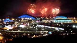 Фейерверк. Сочи 2014. Закрытие Олимпиады / Fireworks. Sochi 2014 Winter Olympics