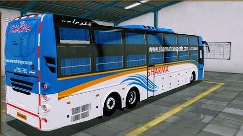 Indian Sleeper Bus Simulator | Indian Bus Game | Bus Indonesia Simulator gameplay Android #sleeper