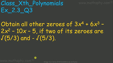 Polynomials Class 10 Division Algorithm ICSE CBSE , Math Class 10, NCERT, CBSE Solution