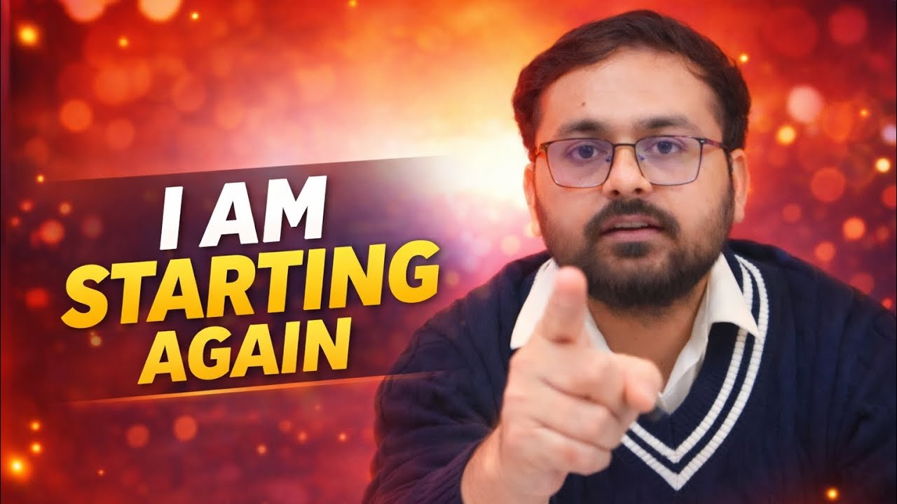 I Am Starting Again | After 3 Years on YouTube - YouTube