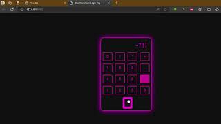 Neon Design Calculator With html Css and Javascript screenshot 2