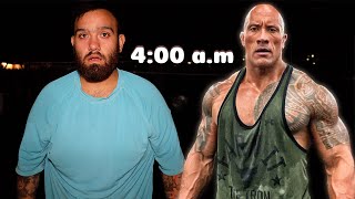 I Tried The Rock's Morning Routine!