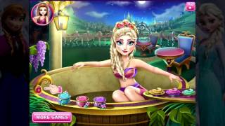 Frozen Elsa Jacuzzi Celebration - Game Princess Elsa bathing Disney Frozen Game screenshot 2