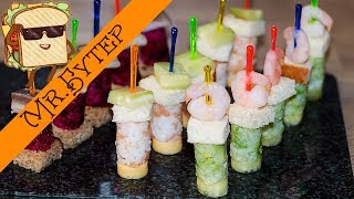 3 Вида Оригинальных #Канапе на Праздничный стол 🎄 Мини Бутерброды на Шпажках в Стиле Суши 3 Вида Оригинальных #Канапе на Праздничный стол 🎄 Мини Бутерброды на Шпажках в Стиле Суши