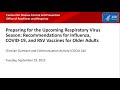 Recommendations for Influenza, COVID-19, and RSV Vaccines for Older Adults