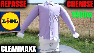 Lidl Repasse Chemises Et Chemisiers Cleanmaxx Fer À Repasser Automatique Repassage Séchage