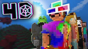 Surviving Multiplayer in 4D Minecraft (ft. Mashpoe)