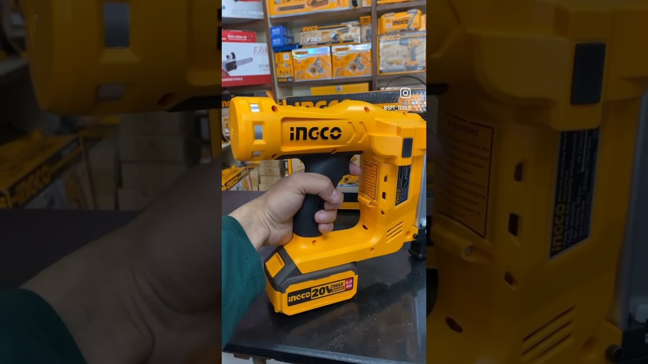 Nail Gun Ingco Concrete,Wood, Iron Sheets Nail Gun Battery Type