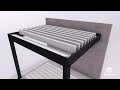 Vidéo: Pergola bioclimatique MAMBO 2