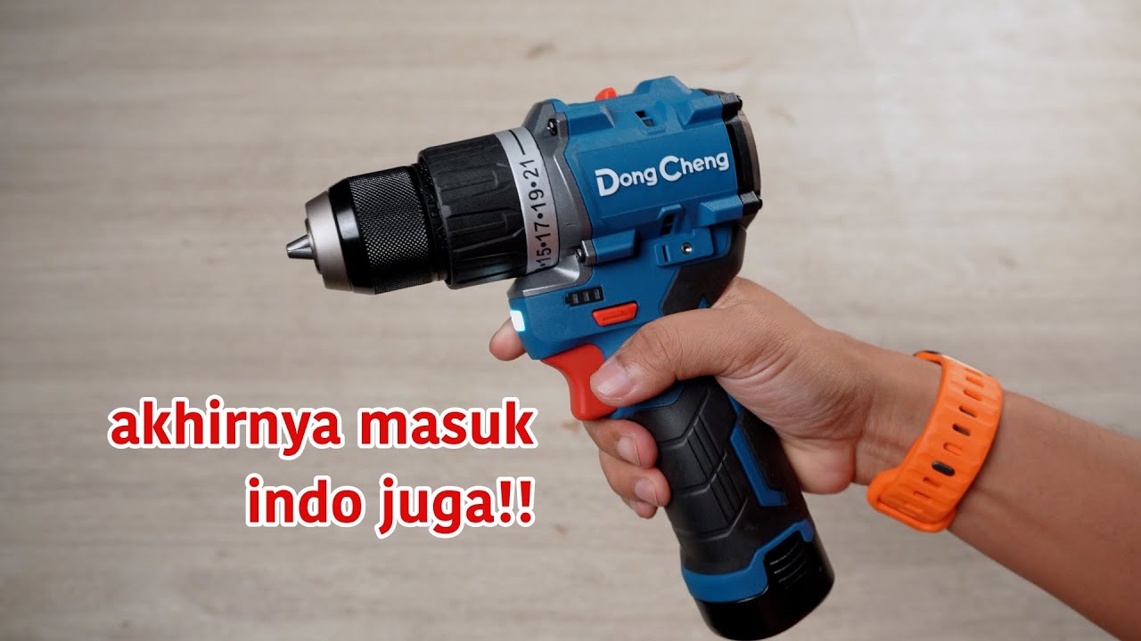 Bor cordless 12V sub-compact menegah terbaik!!? - DONGCHENG DCJZ1250i BRUSHLESS HAMMER DRILL 50Nm