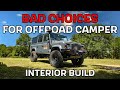 Already modifying our Land Rover Defender interior build (bad choices for offoad camper)