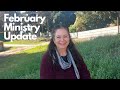 February Ministry Update