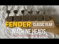 Набір колків для електрогітар FENDER CLASSICGEAR TUNING MACHINE SET CHROME