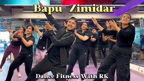 Bapu Zimidar | Jassi Gill | Bhangra Dance Fitness Workout | dancefitnesswithrk