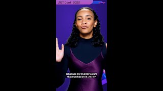 What feature did you enjoy building in .NET 8?